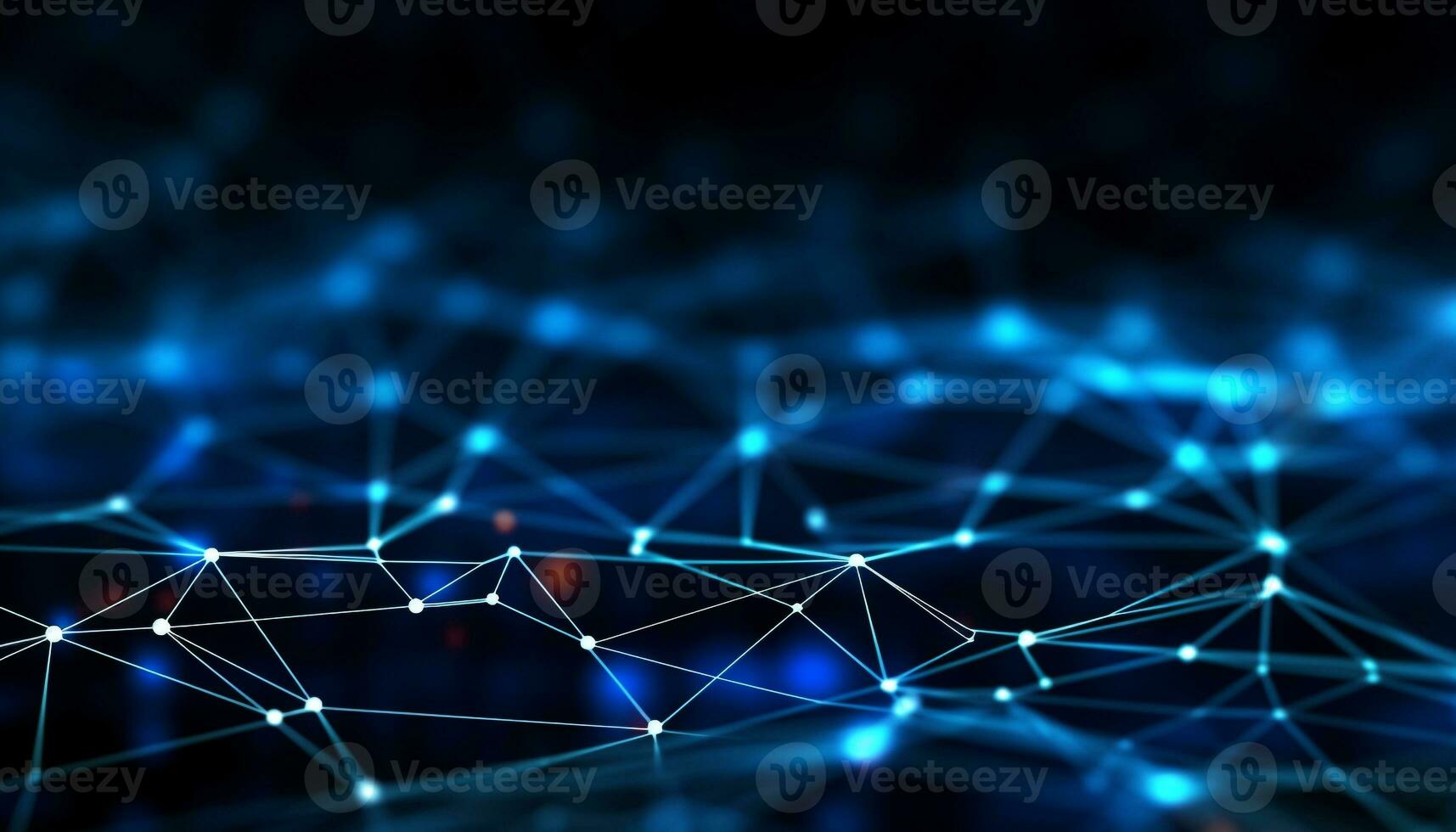 AI generated Futuristic technology connects in a digitally generated backdrop generated by AI photo