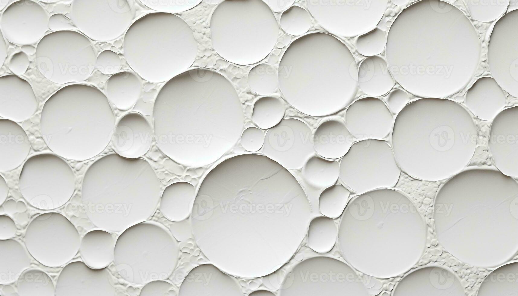 AI generated Abstract pattern of circles in bright blue colors generated by AI photo