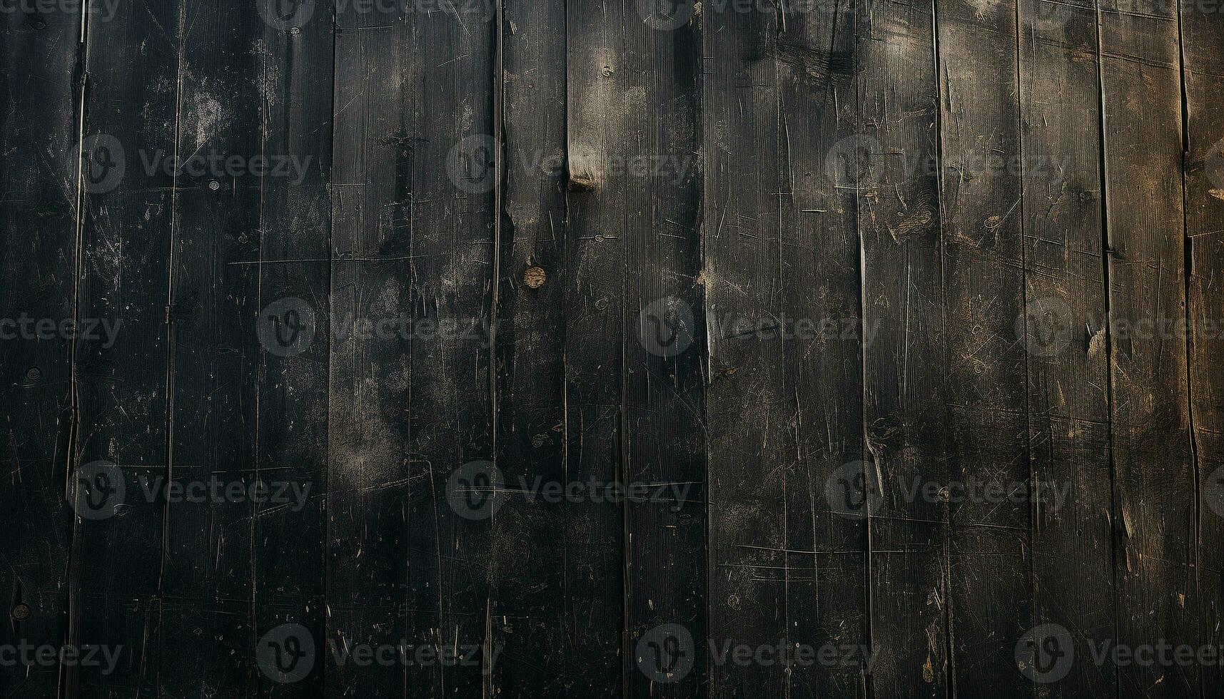 AI generated Old wooden plank wall, weathered and rustic generated by AI photo