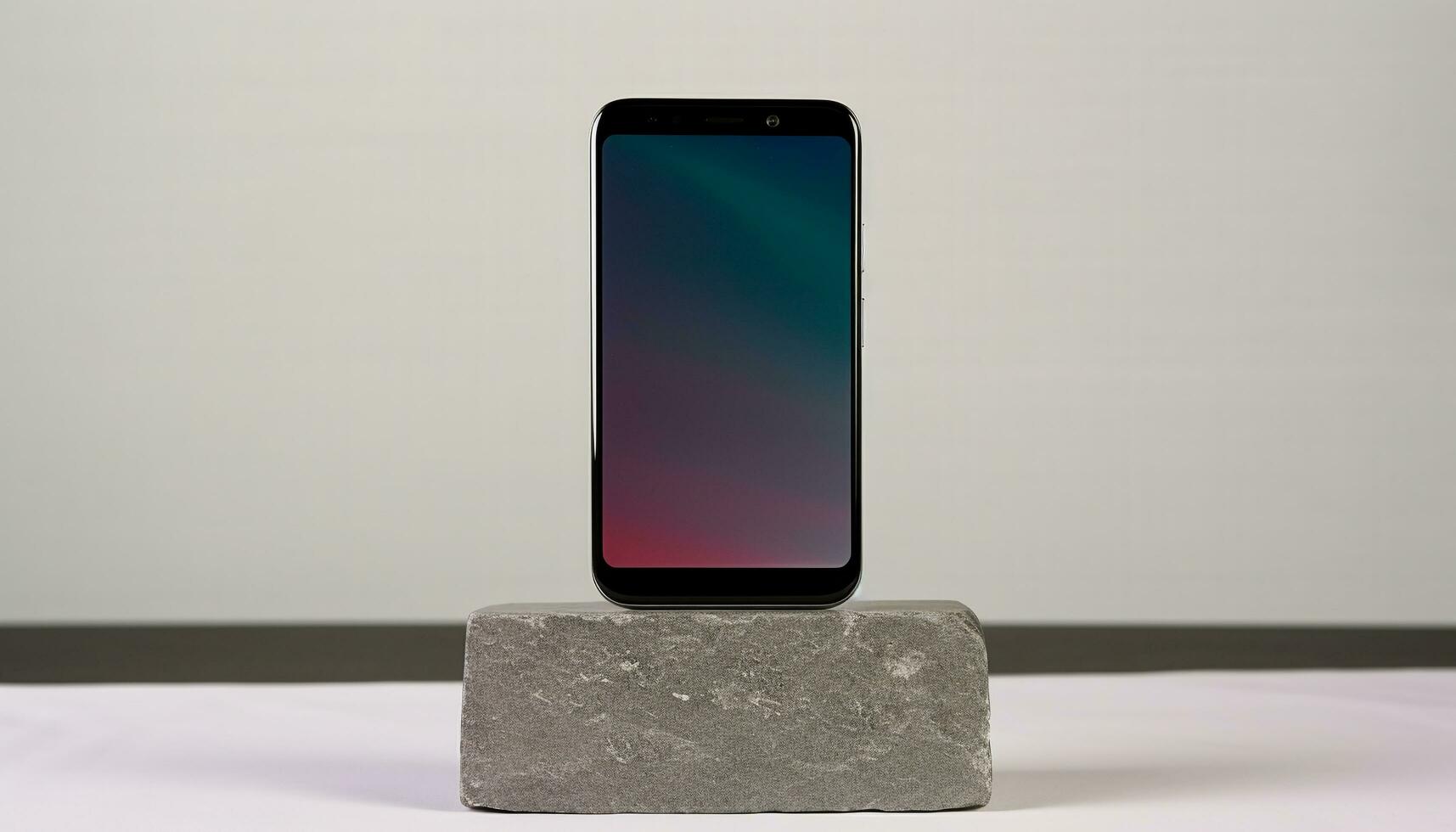 AI generated Modern technology  mobile phone, smart phone, computer monitor generated by AI photo