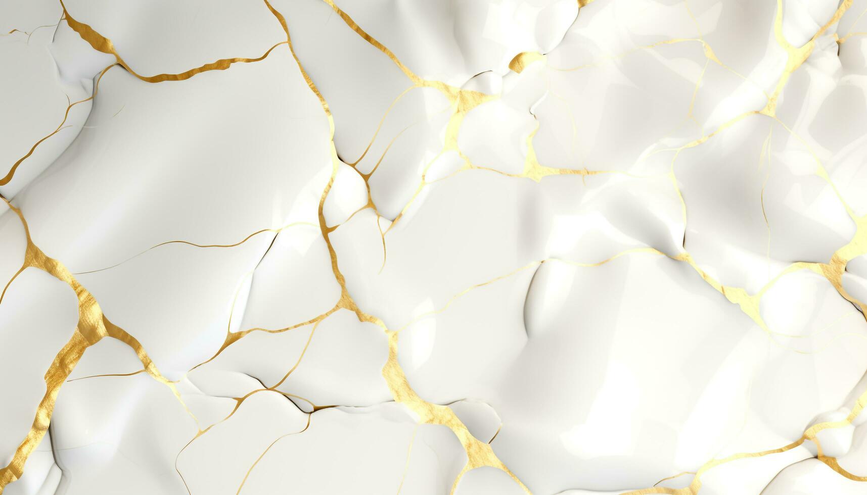 AI generated Abstract leaf pattern on bright yellow backdrop generated by AI photo