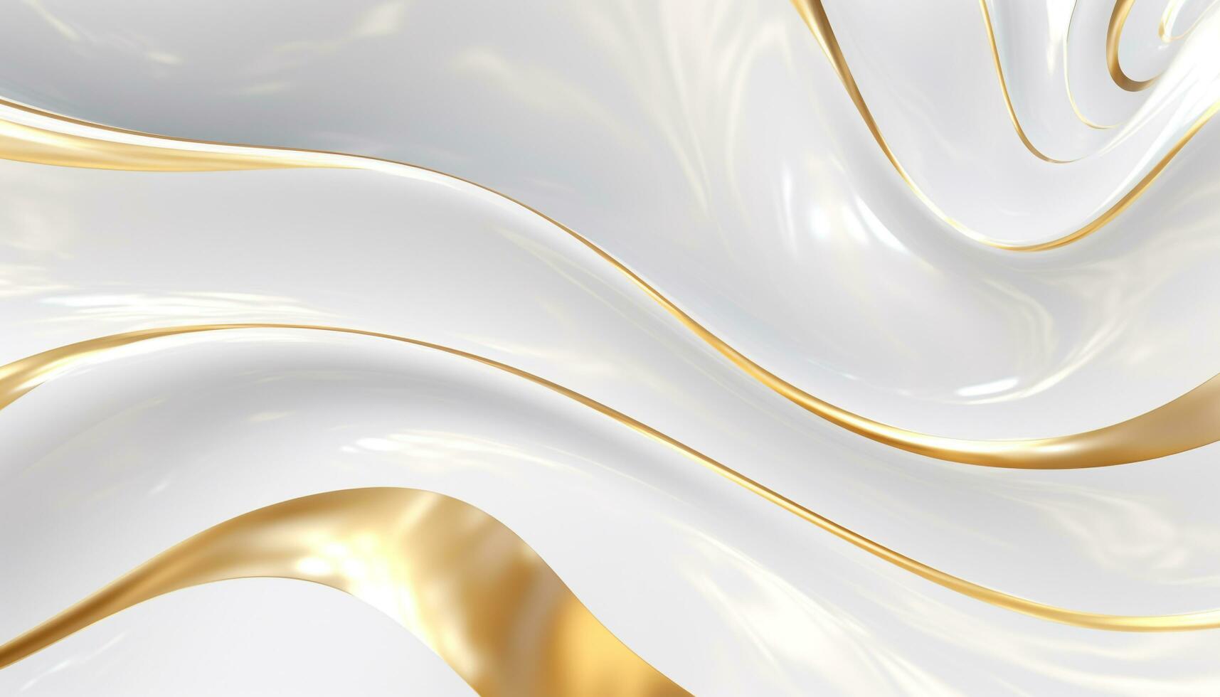 AI generated Abstract wave pattern illustration with vibrant colors generated by AI photo