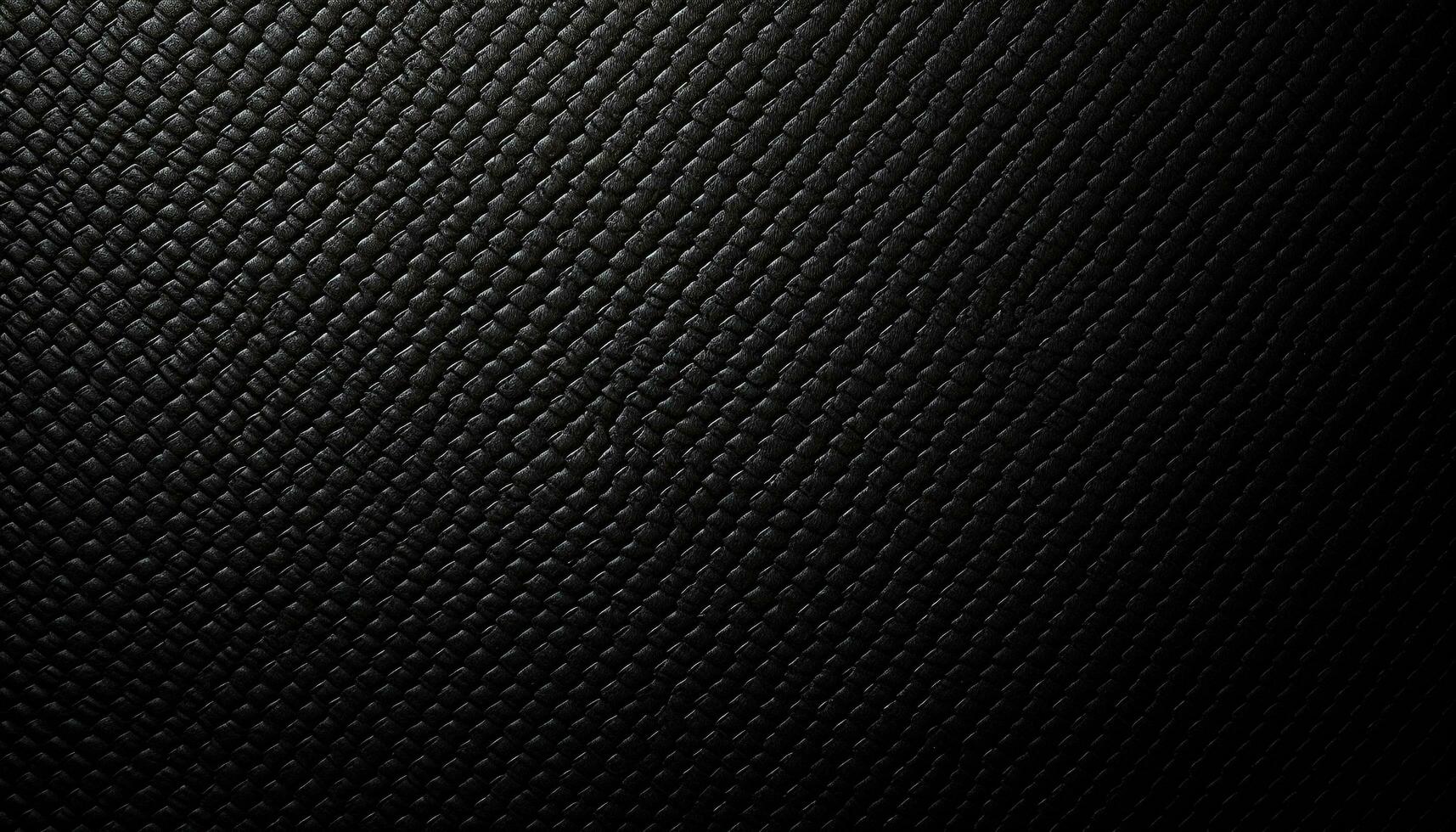 AI generated Abstract textile design on black background, modern and elegant generated by AI photo