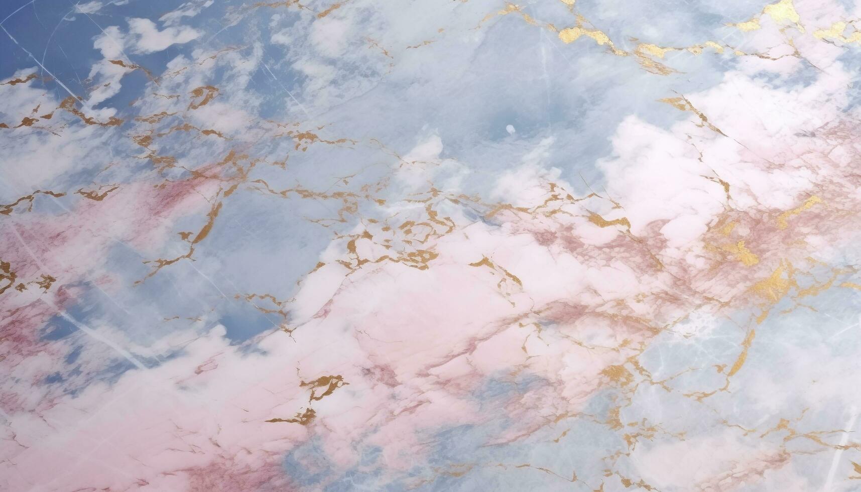 AI generated Abstract blue sky, clouds create vibrant nature generated by AI photo