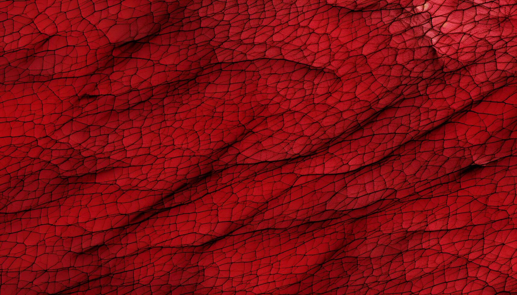 AI generated Abstract leaf pattern on old textured wallpaper generated by AI photo