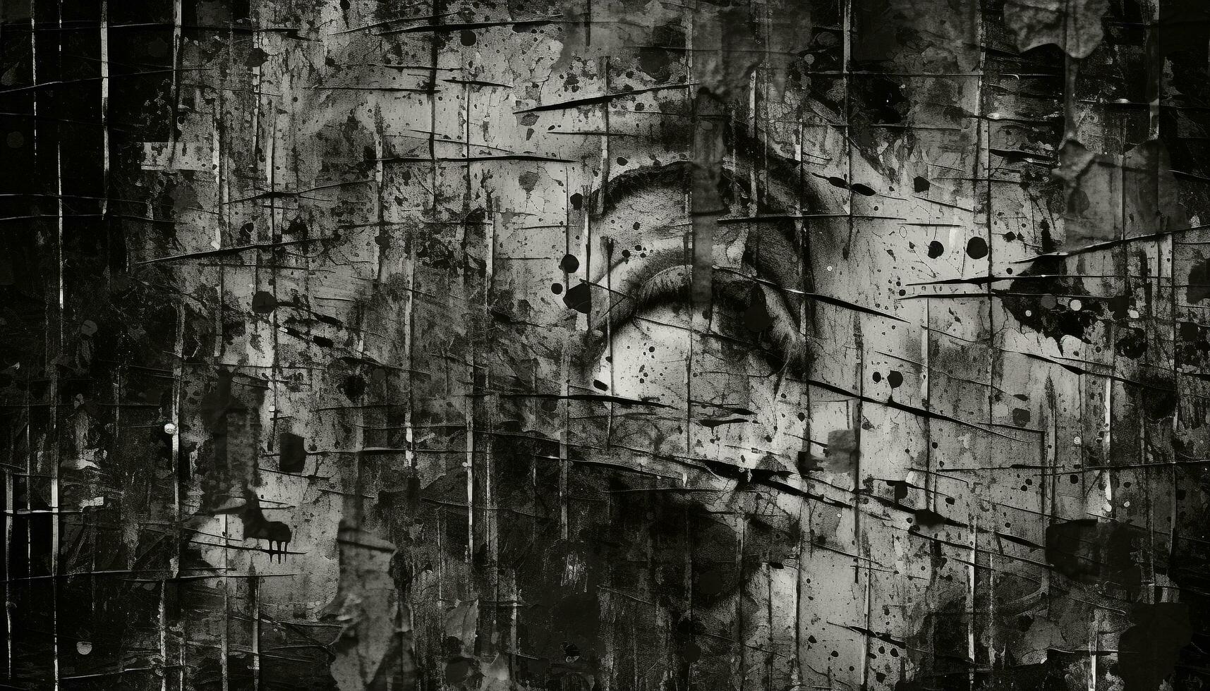 AI generated Abstract, dirty, old, grunge, damaged, stained, rusty, weathered generated by AI photo