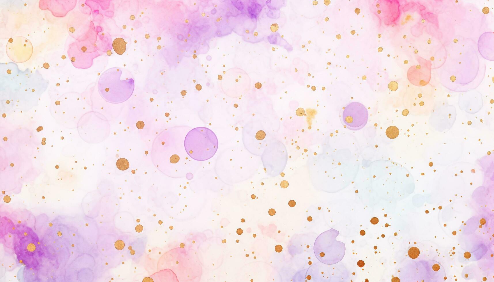 AI generated Abstract backdrop with multi colored circles and confetti generated by AI photo