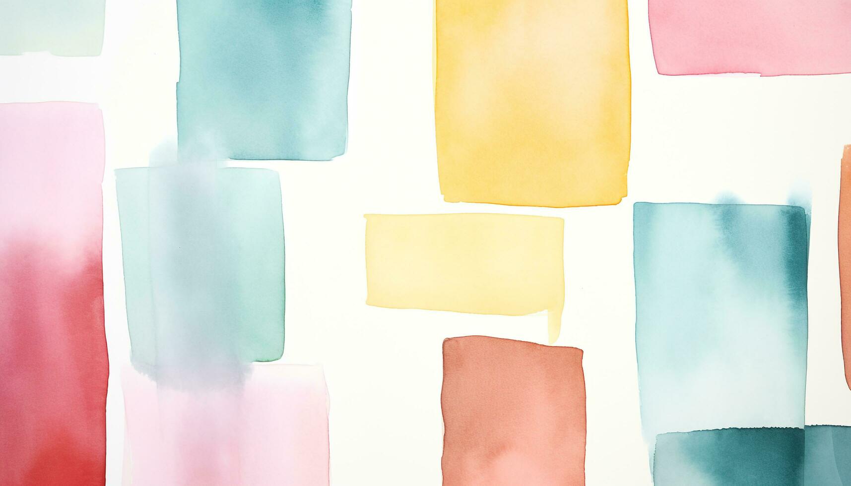 AI generated Abstract watercolor painting with vibrant colors and shapes generated by AI photo