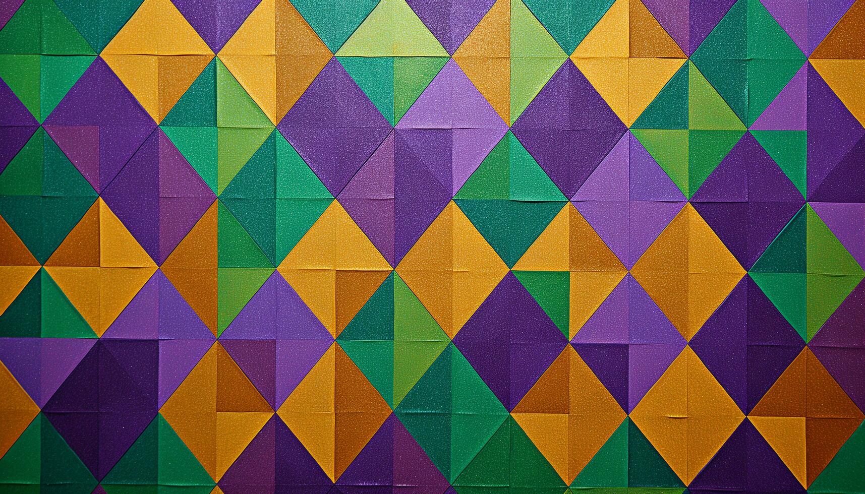 AI generated Abstract geometric shapes create vibrant, modern wallpaper design generated by AI photo
