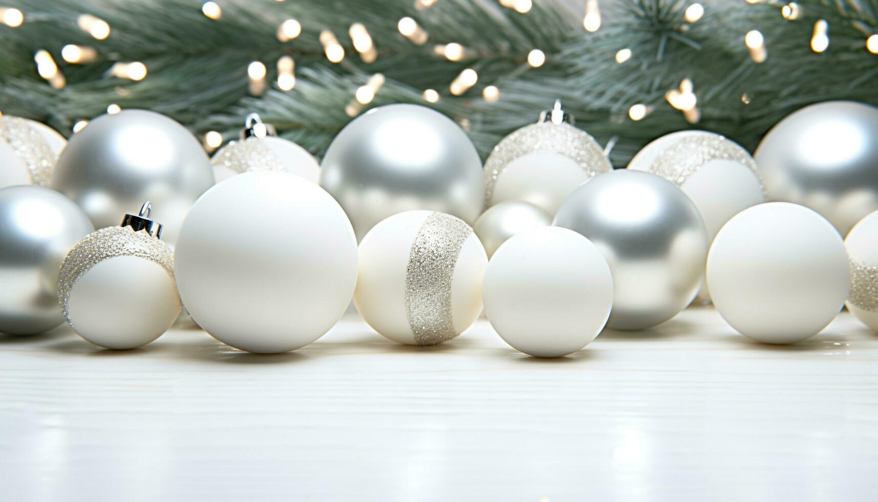 AI generated Shiny gold ornament brings joy to Christmas celebration generated by AI photo
