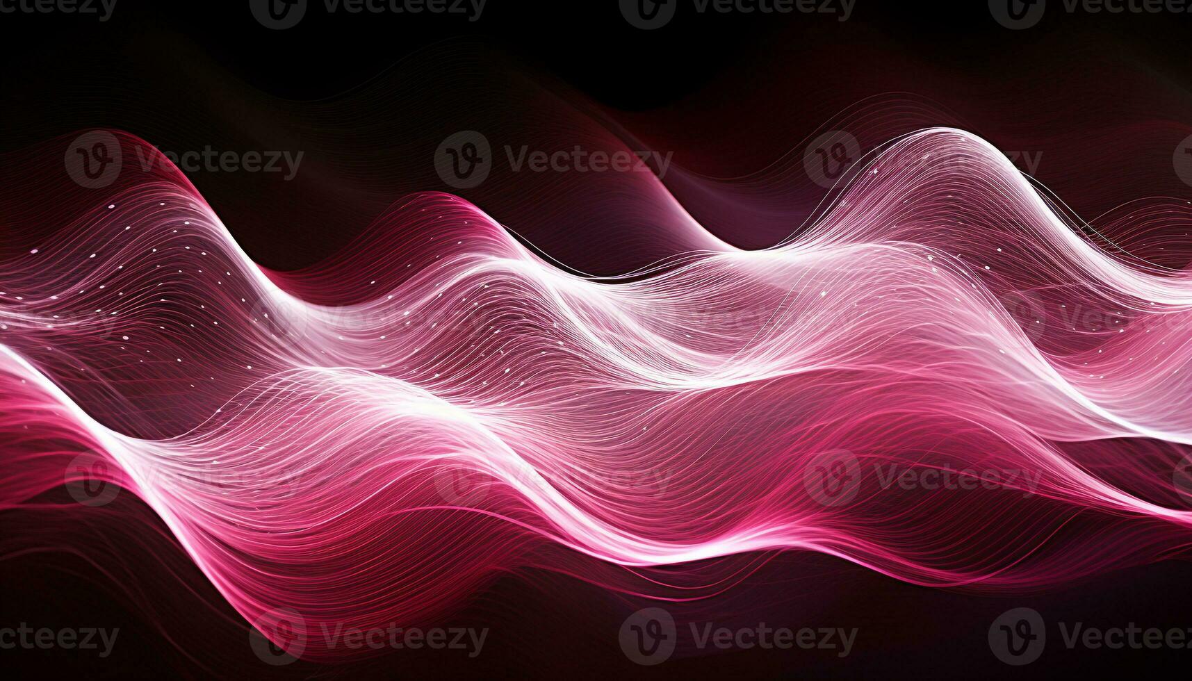 AI generated Abstract wave pattern flowing in a bright backdrop generated by AI photo