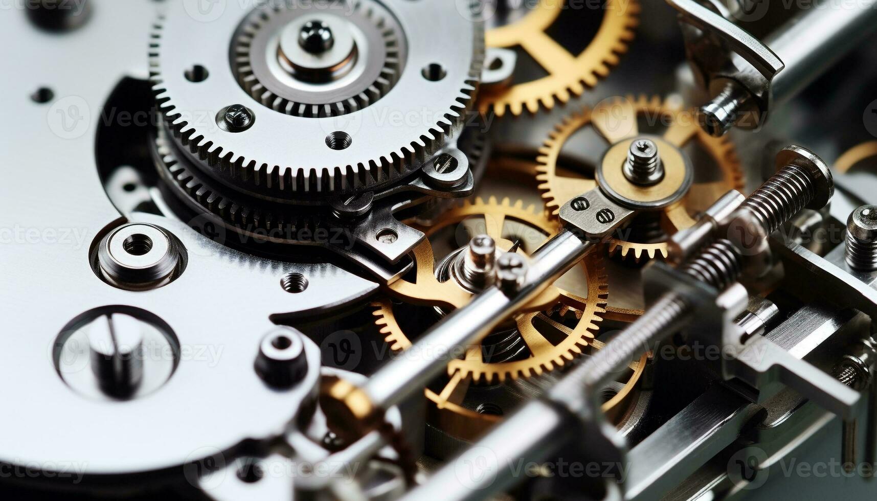 AI generated Mechanic disassembling steel machinery, ensuring accuracy and reliability generated by AI photo