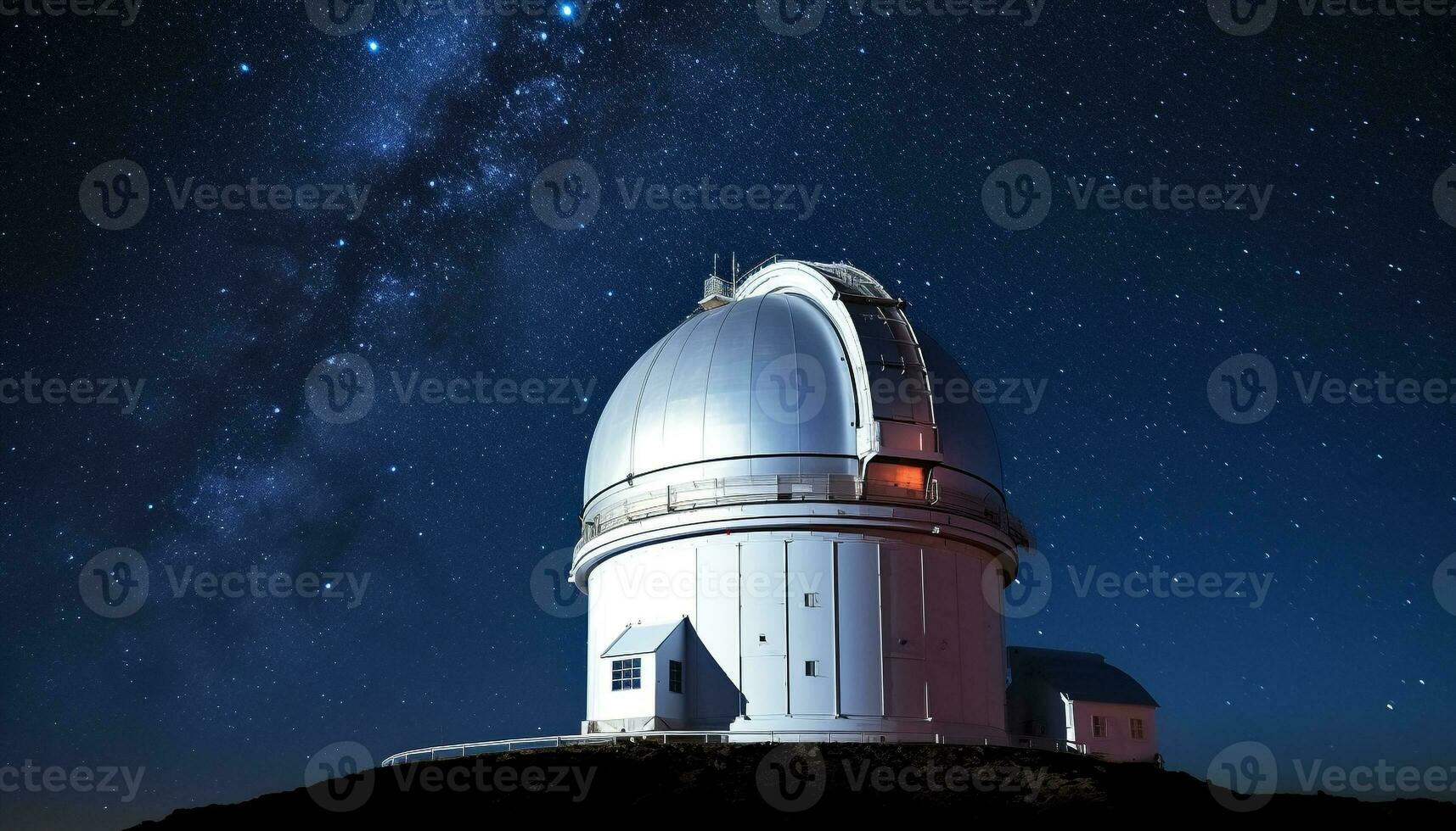 AI generated Exploring the night sky, astronomy unveils nature wonders generated by AI photo