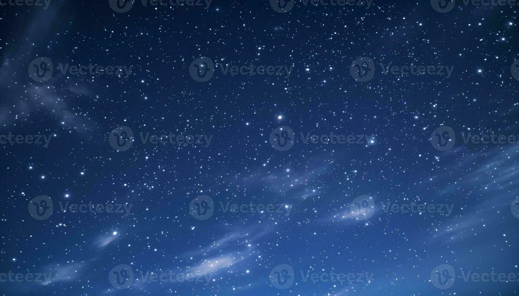 AI generated Night sky illuminated by glowing star field generated by AI photo