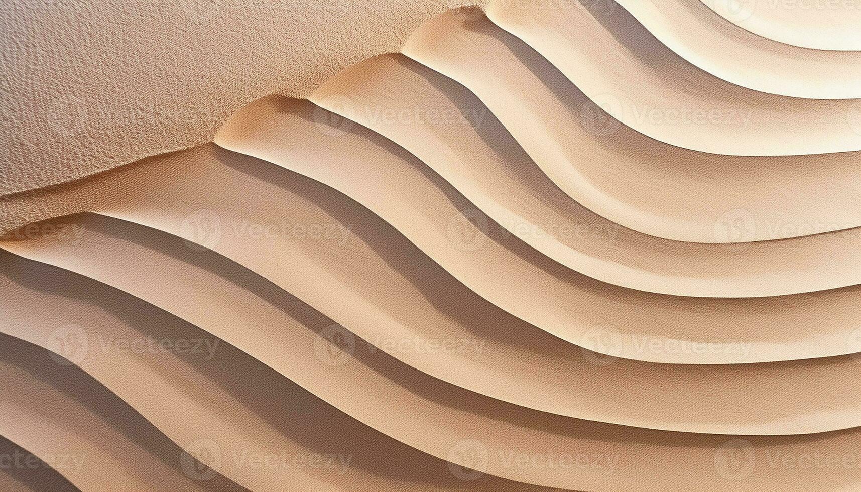 AI generated Sand dune wave pattern in arid climate generated by AI photo