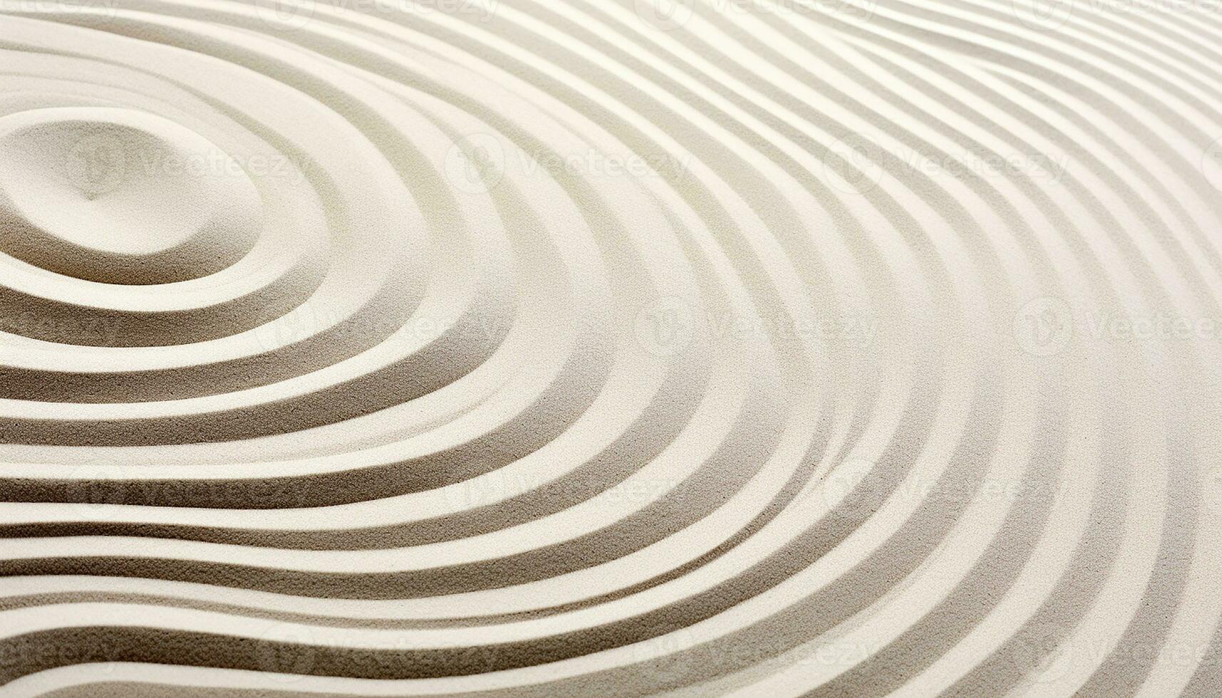 AI generated Abstract wave pattern illustration on clean white backdrop generated by AI photo