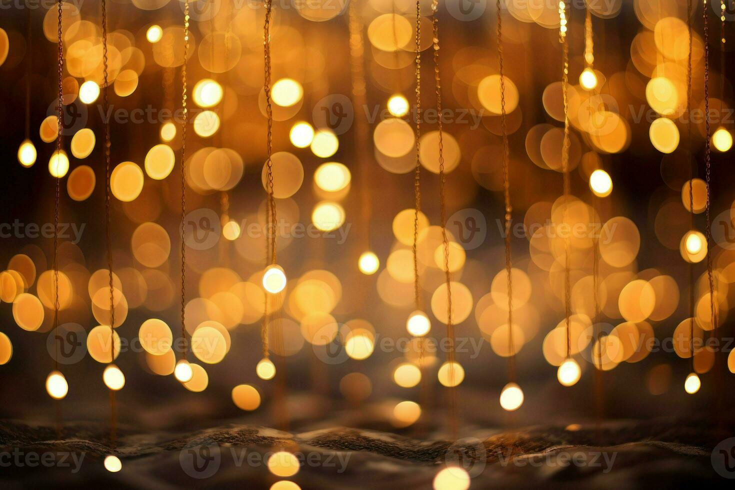 AI generated Twinkling Bokeh - Generative AI photo