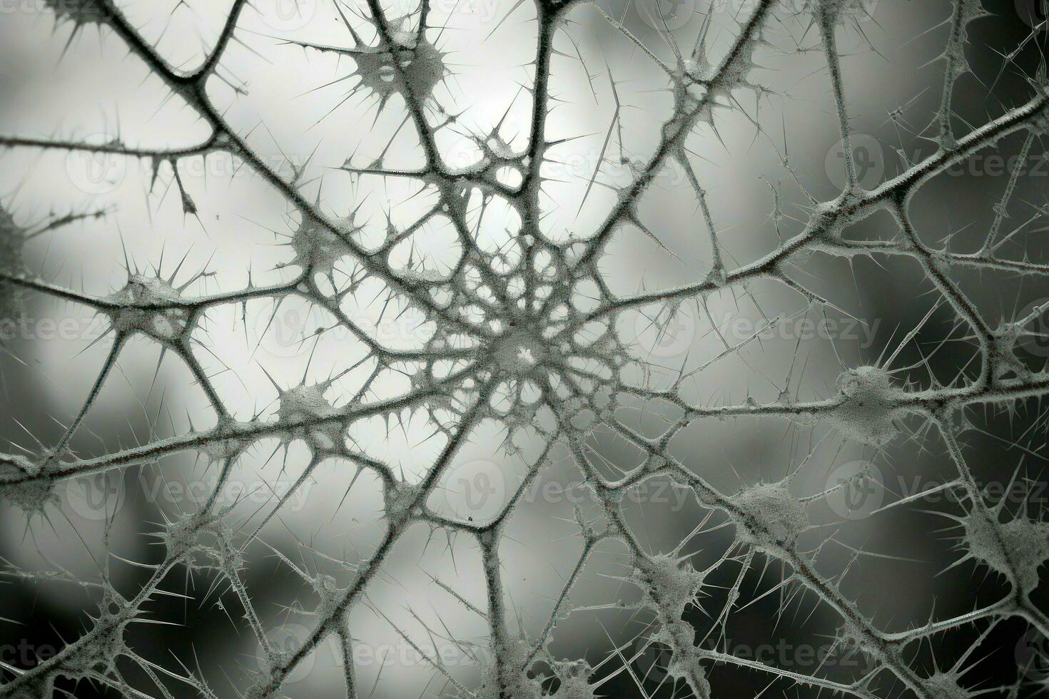 AI generated Snowy Abstract Art - Generative AI photo