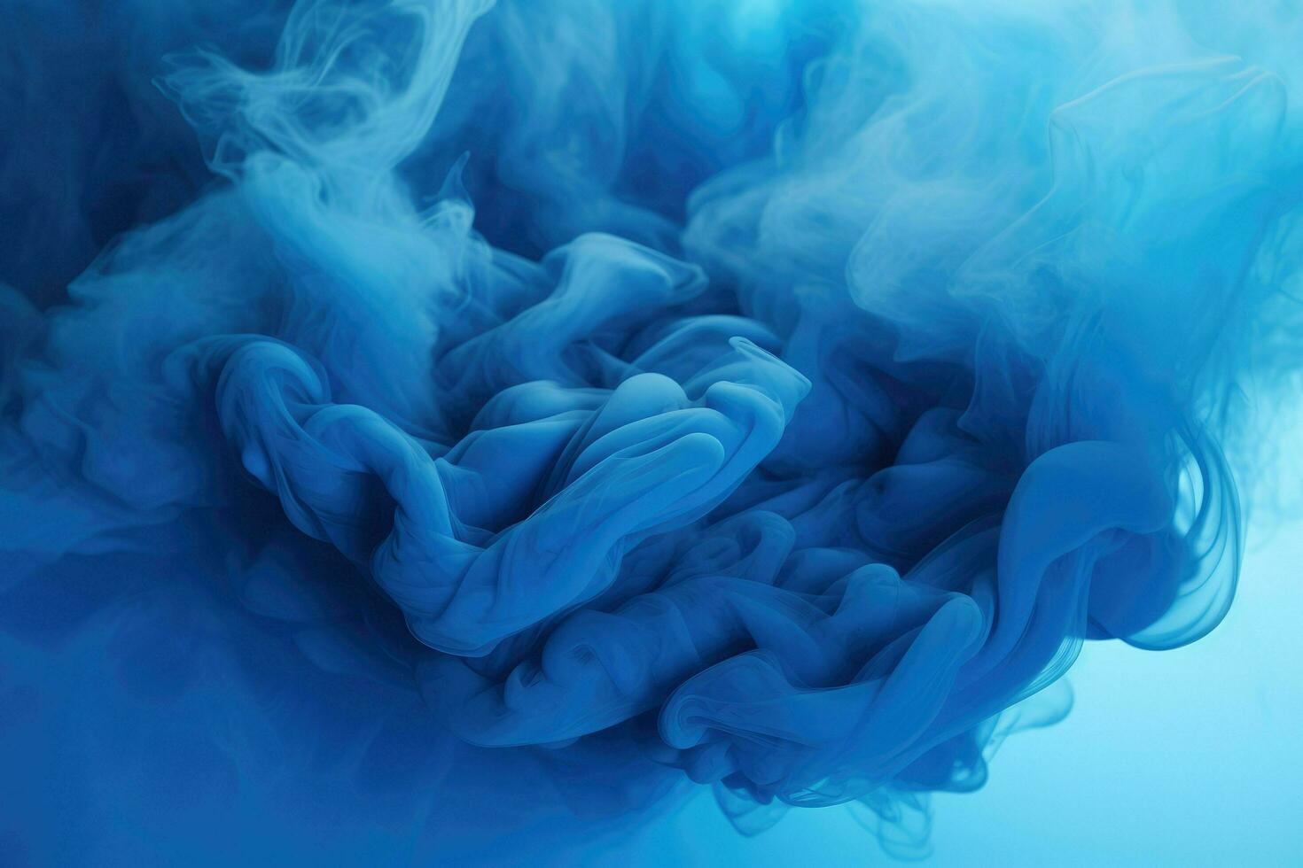 AI generated Abstract colorful blue smoke background, bright colored, Abstract blue smoke on a bright background. Ai generated photo