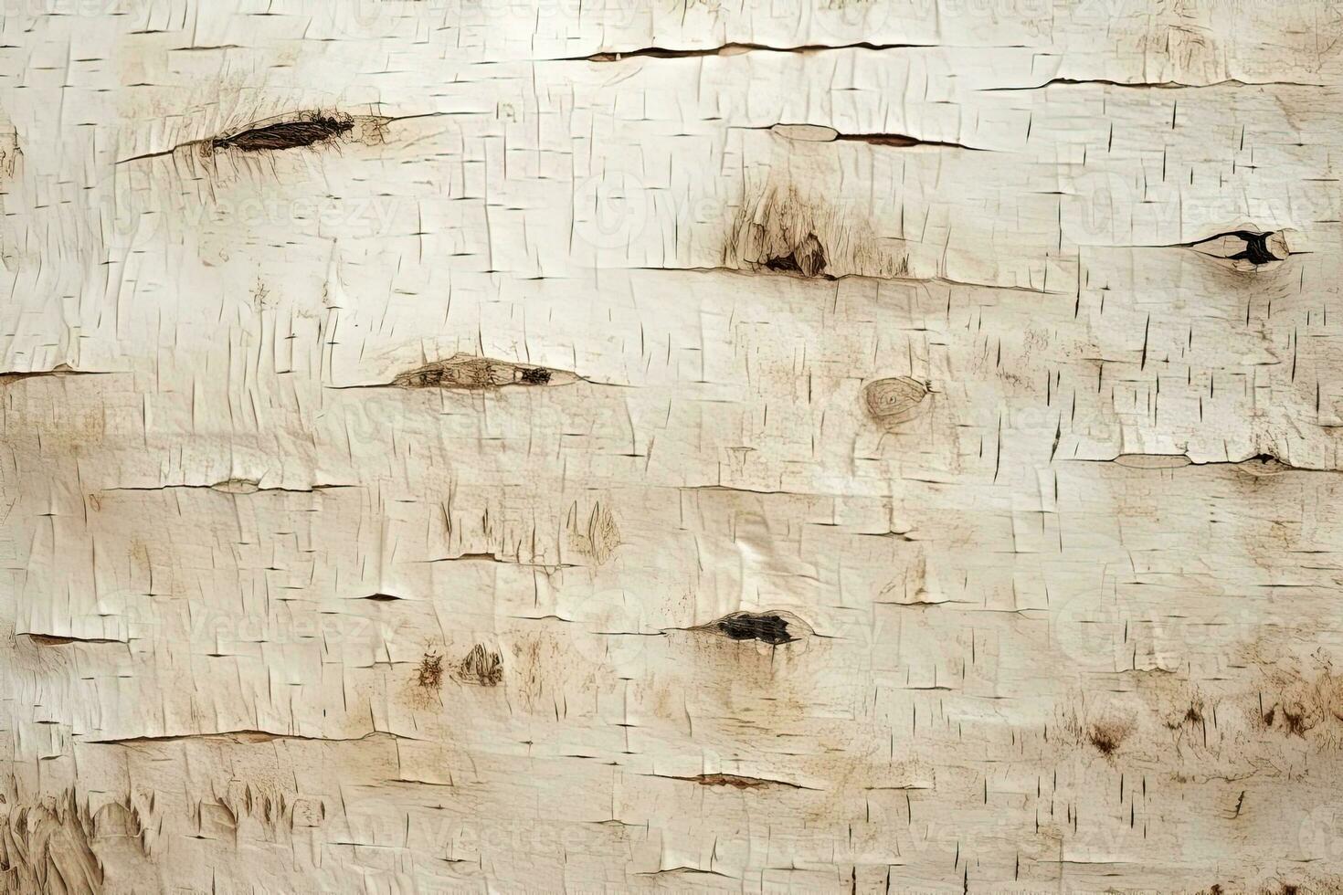 AI generated closeup natural background texture of birch bark with stripes photo