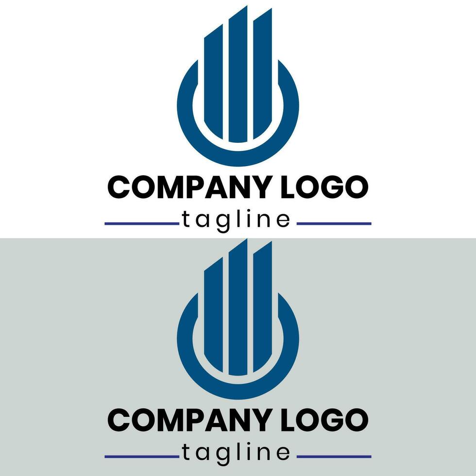 Real state logo design for commercial use logo design vector