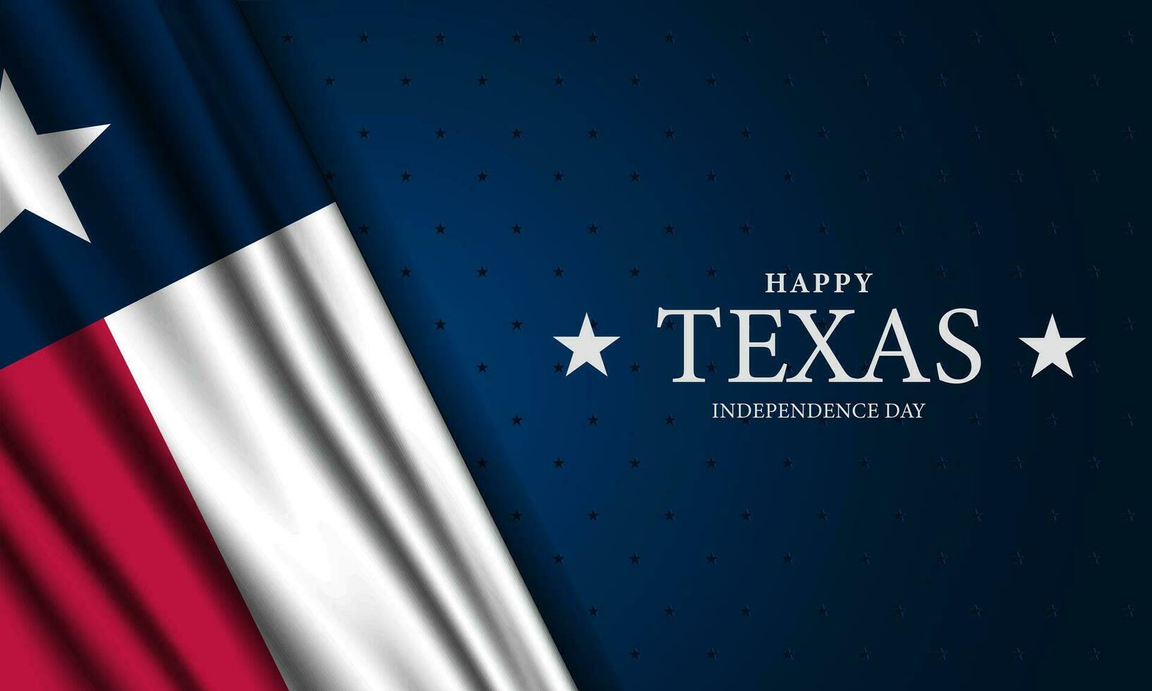 Texas Independence Day Background vector illustration