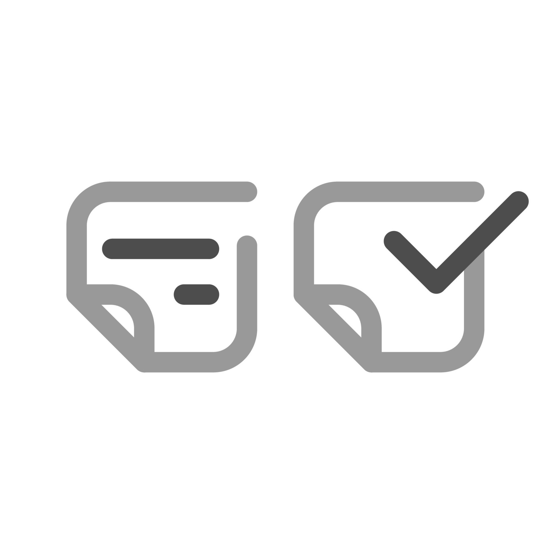 mark as read button concept illustration line icon design vector