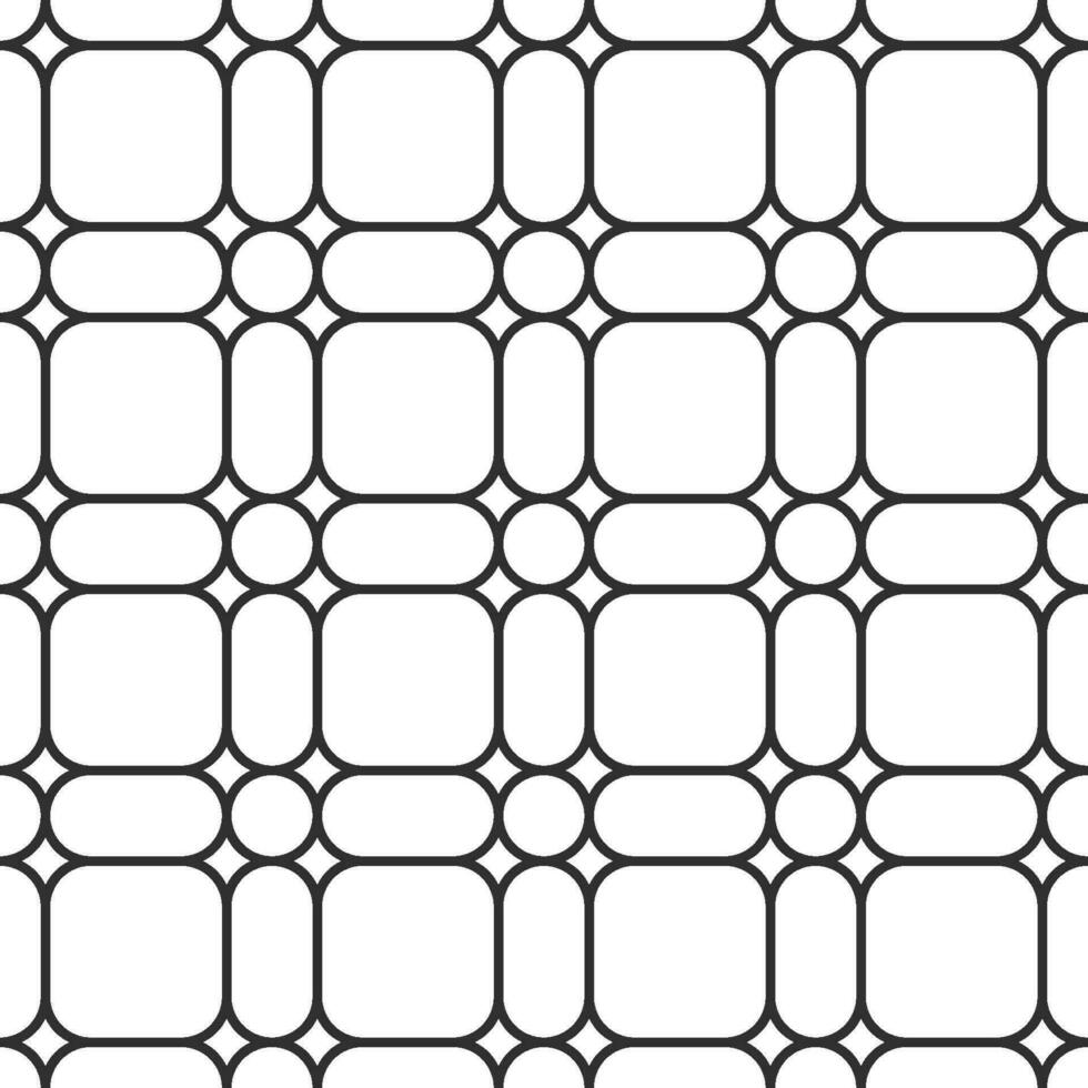 Seamless abstract geometric pattern in a modern style vector