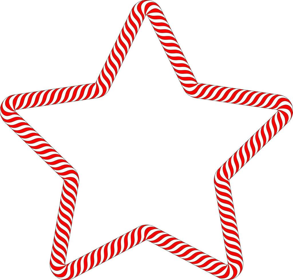 star lollipop candy frame vector