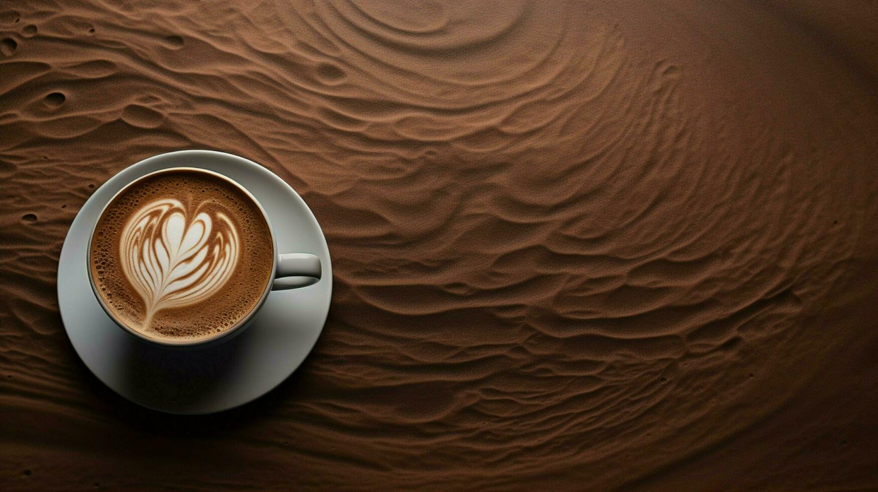 AI generated Mocha hard background photo