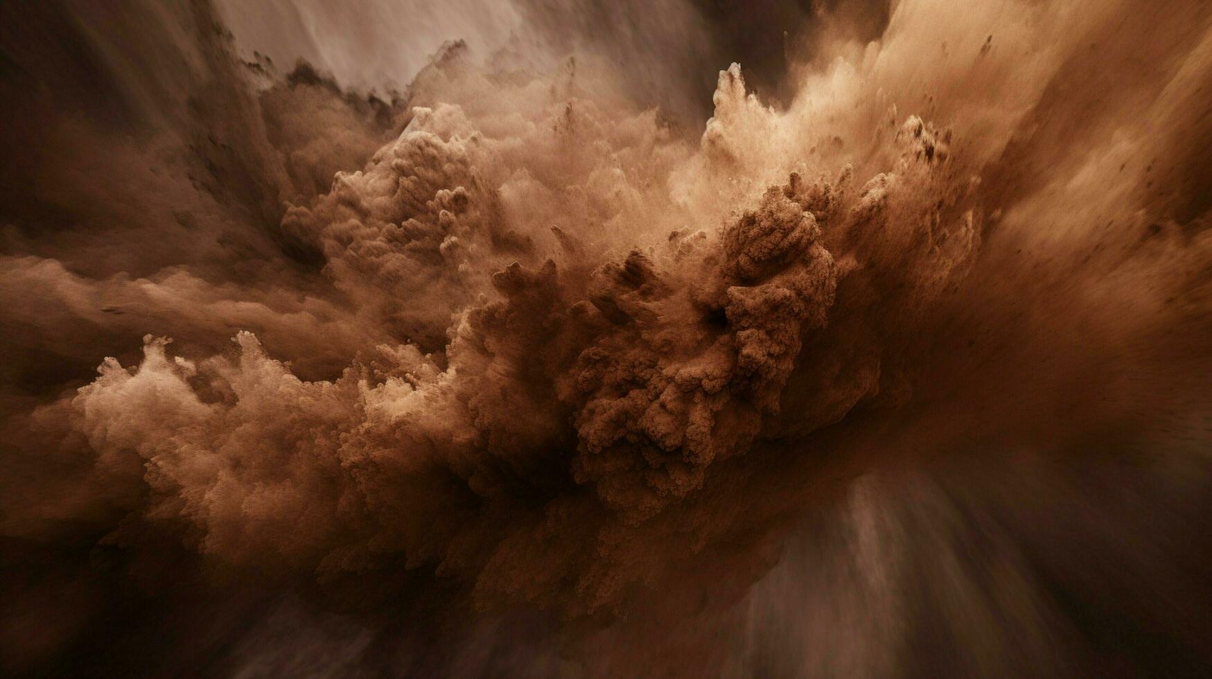 AI generated Mocha color powder splash background 36225915 Stock Photo