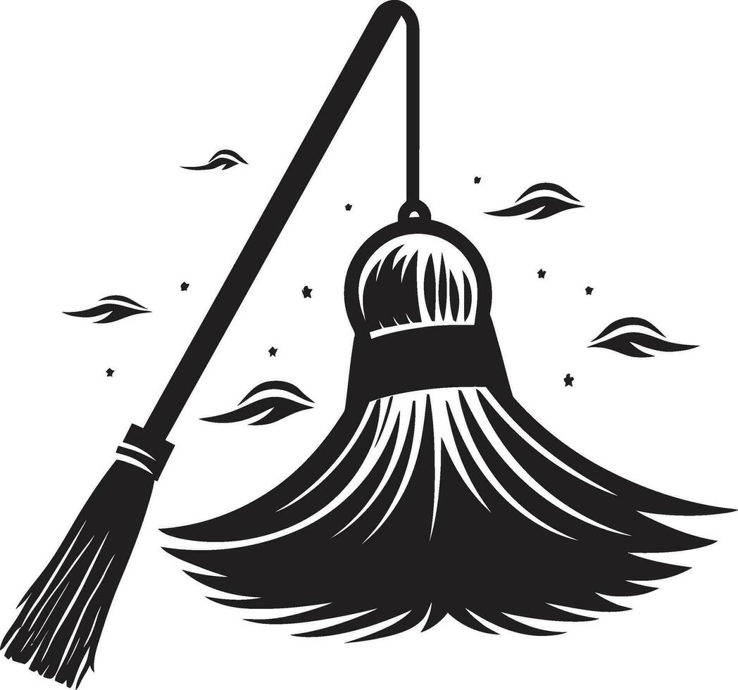 Witchs Broomstick SymphonyBroomstick Ballet in the Witching Hour vector