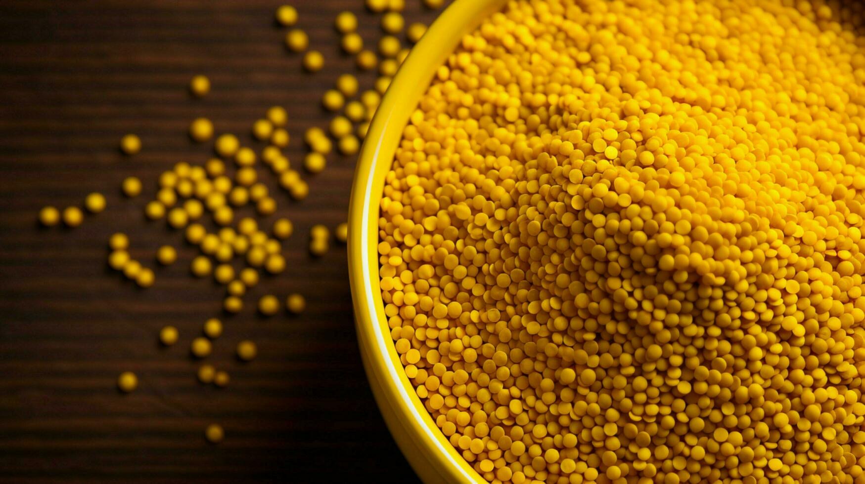 AI generated Mustard hard background photo