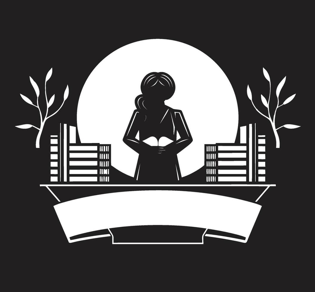 The Darkened Palette Unveiling Black in IllustrationNocturnal Whispers Secrets of Black Ink Illustration vector