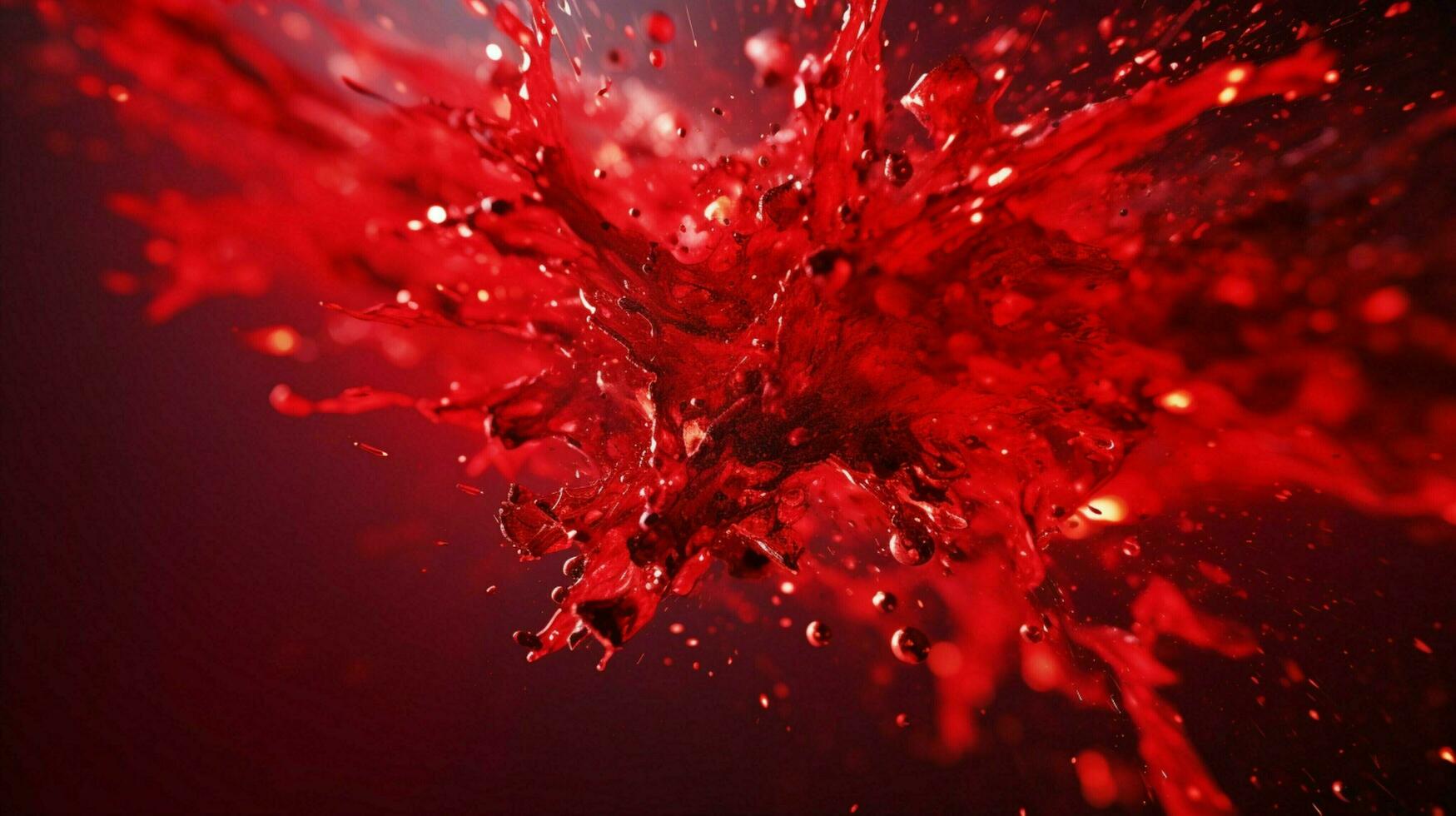 AI generated Ruby color splash background photo