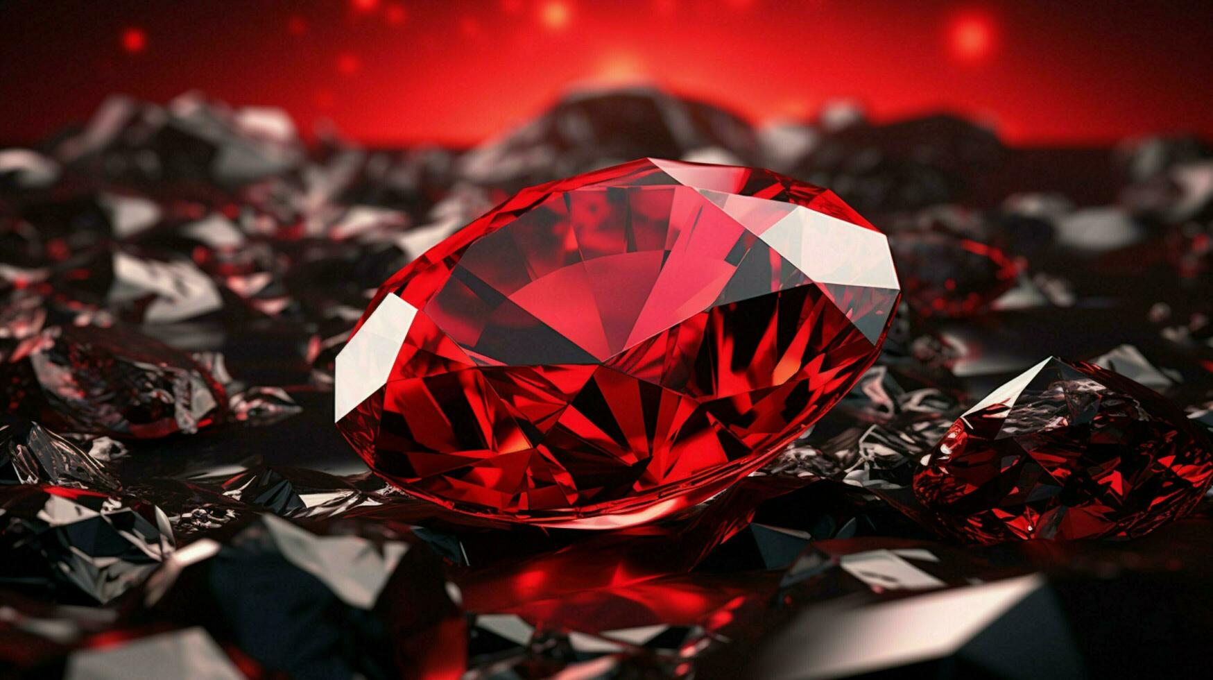 AI generated Ruby hard background photo