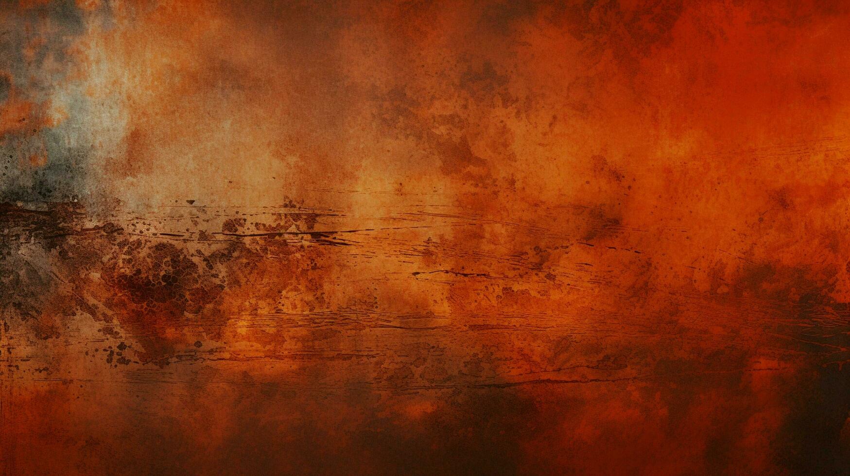 AI generated Rust color splash background photo