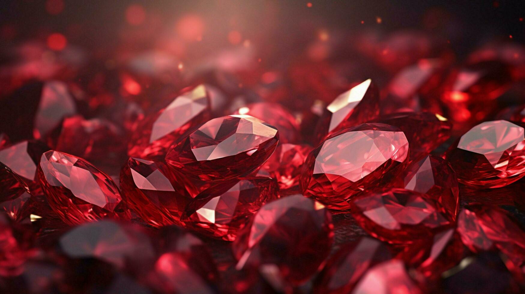 AI generated Ruby soft background photo