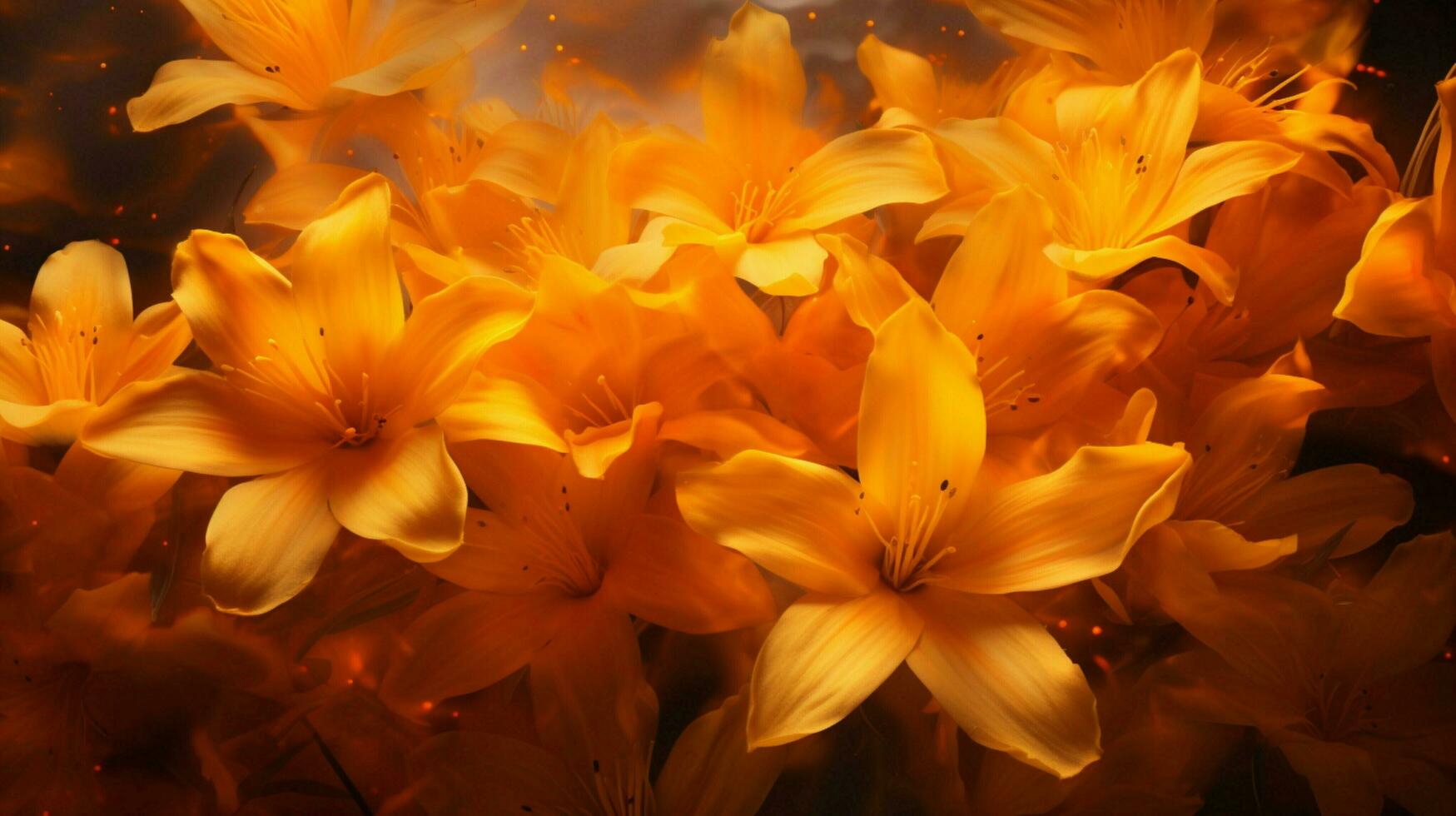 AI generated Saffron soft background photo