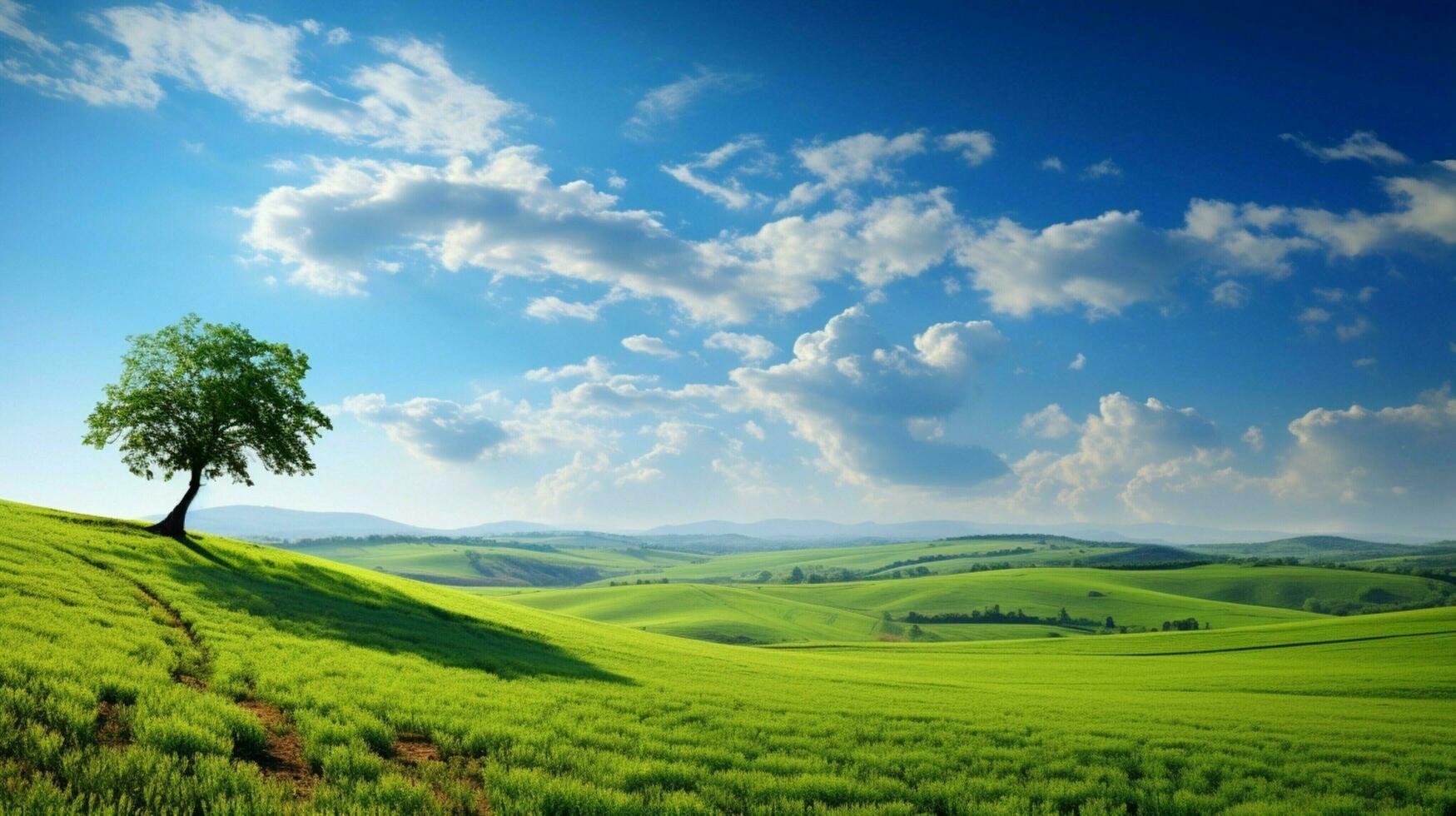 AI generated Nature Landscapes background photo