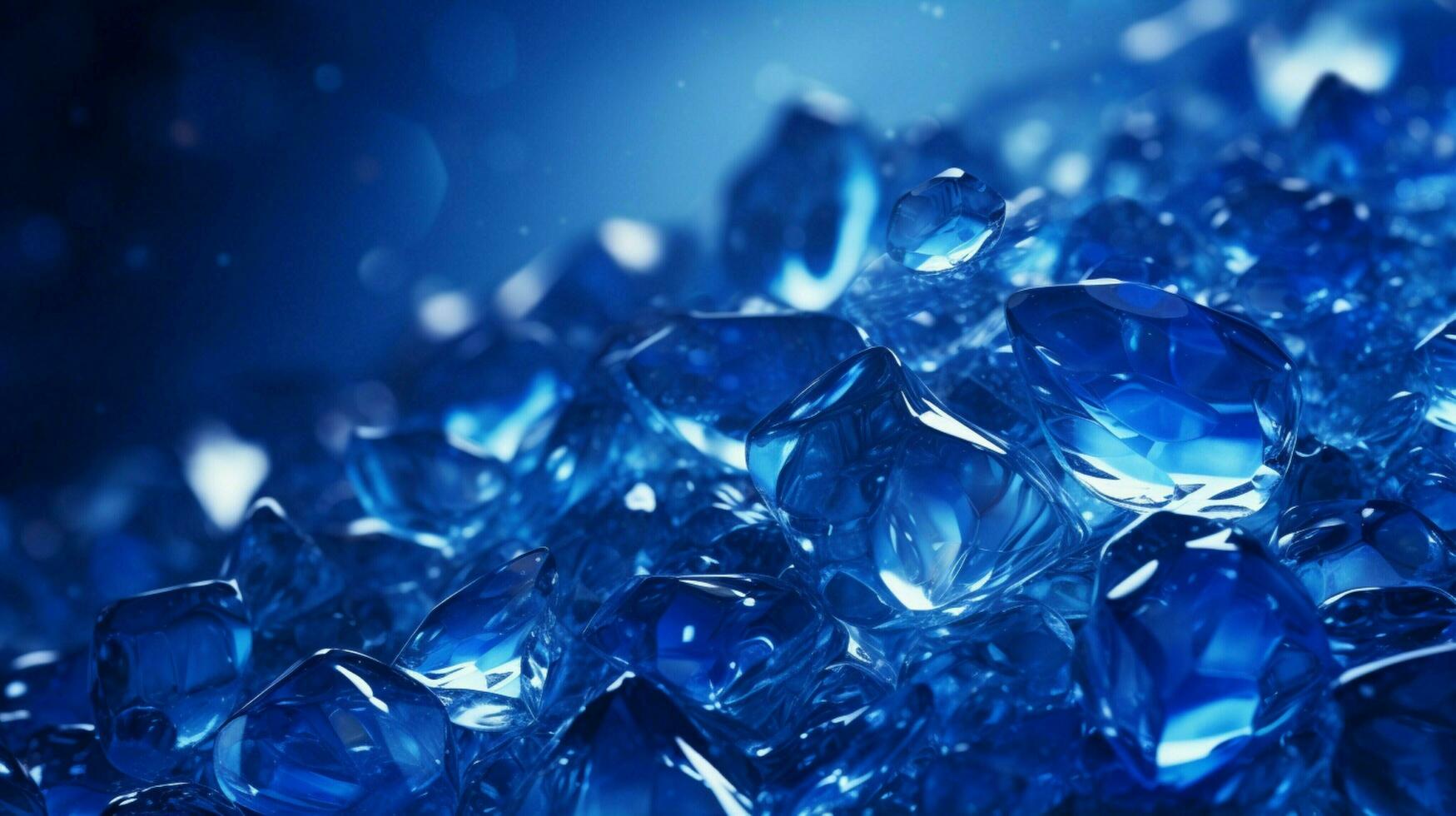 AI generated Sapphire color splash background photo