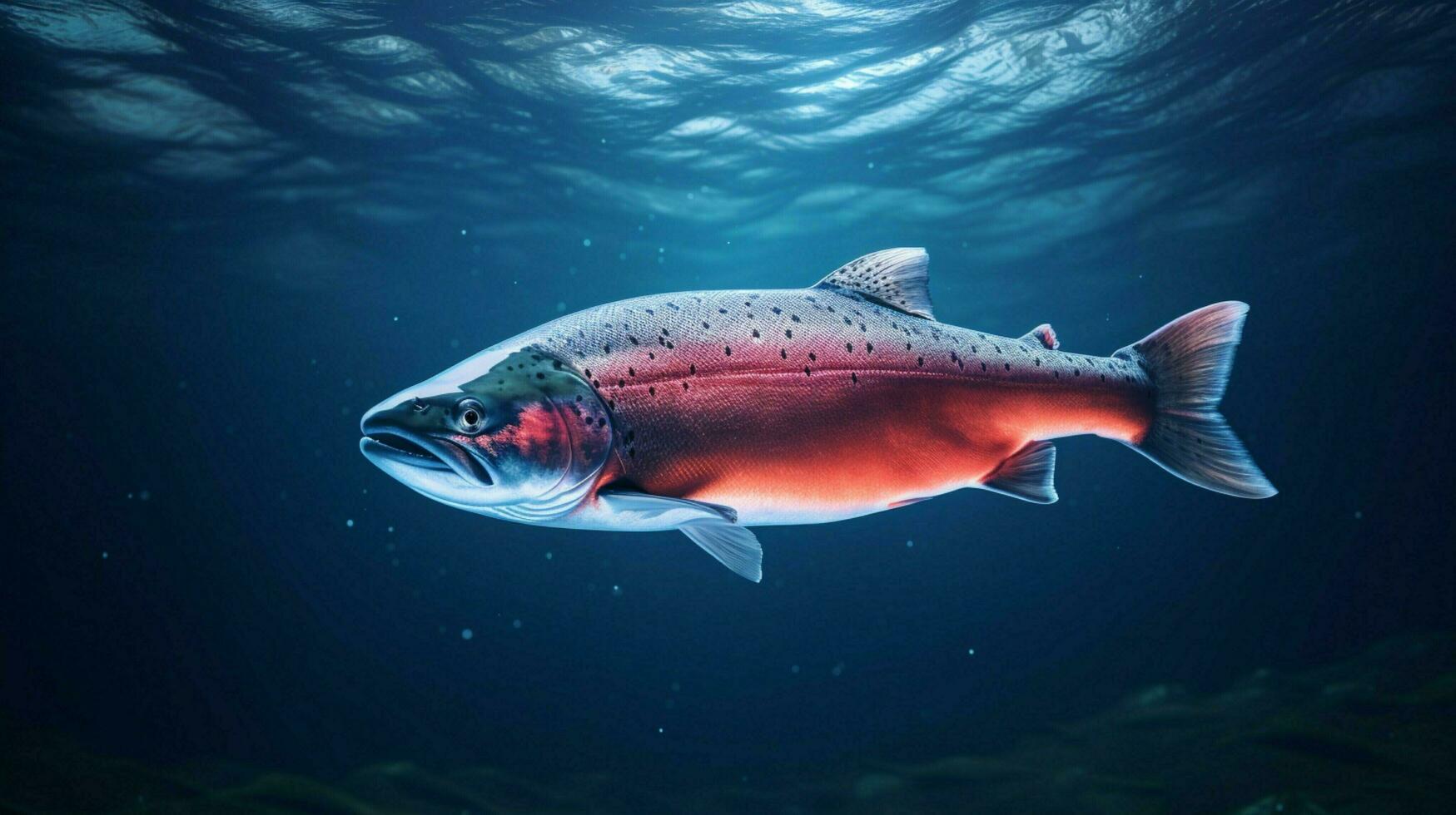 AI generated Salmon soft background photo