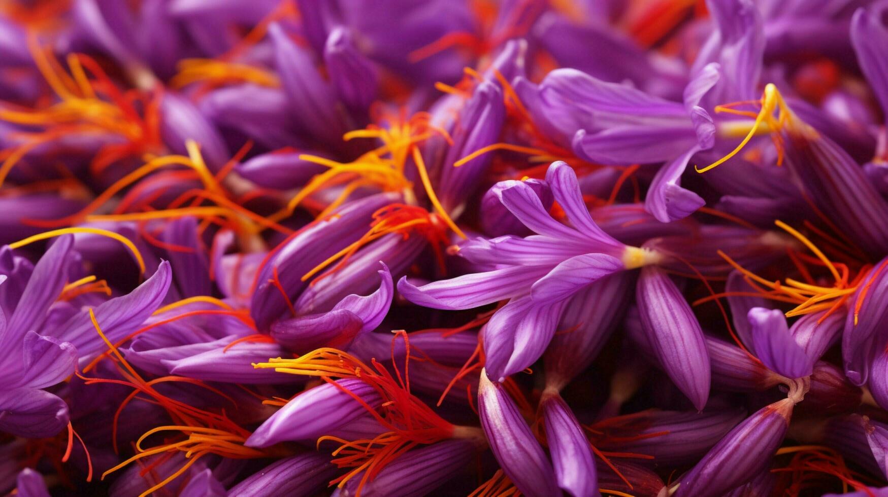 AI generated Saffron hard background photo