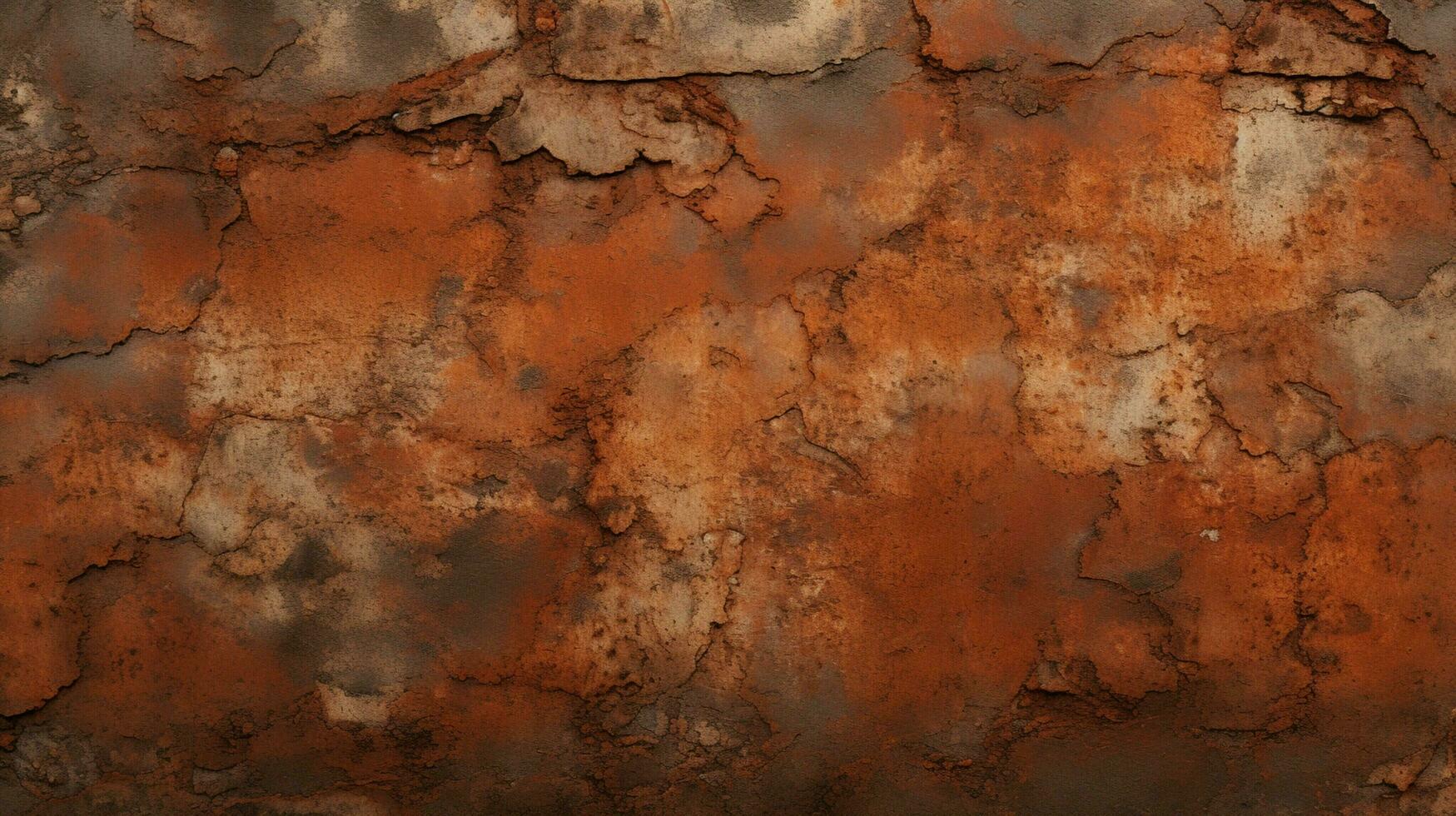AI generated Rust Textures background photo