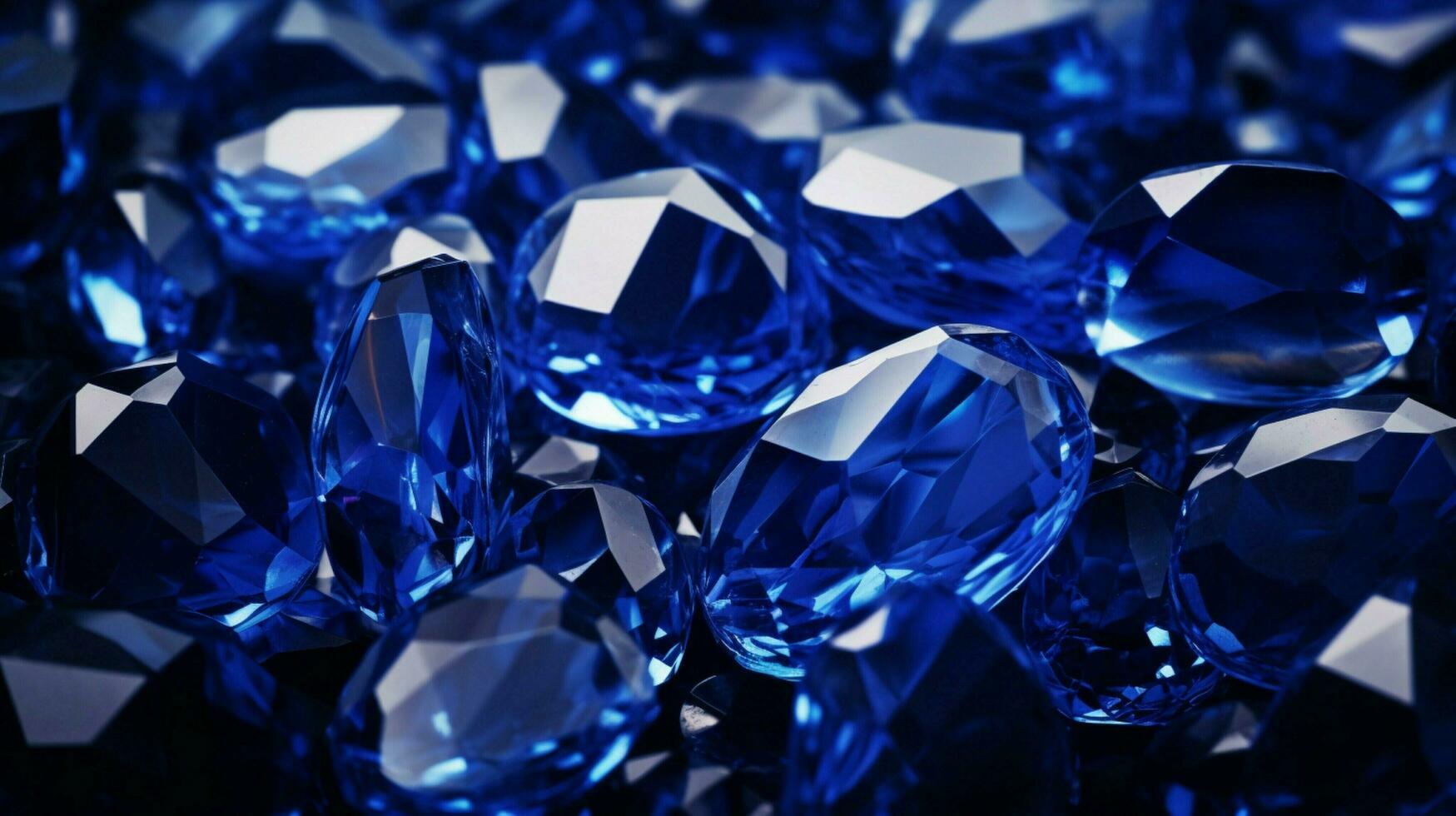 AI generated Sapphire background photo