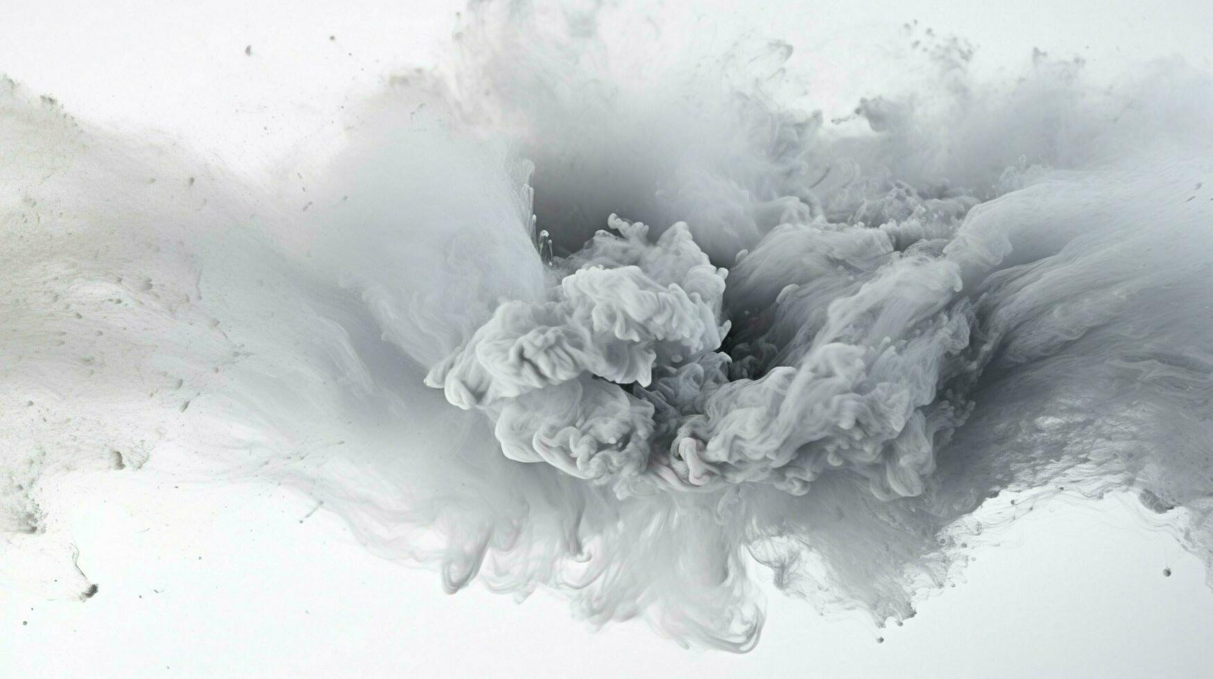 AI generated Silver color powder splash background photo