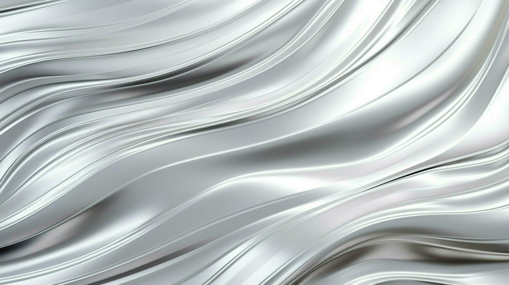 AI generated Silver background photo