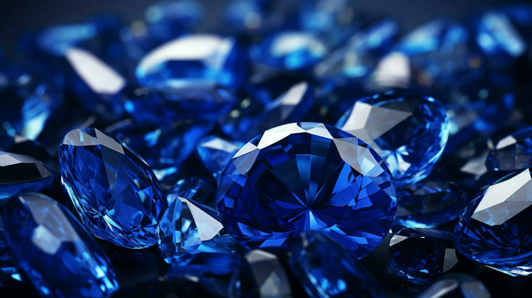 AI generated Sapphire hard background photo