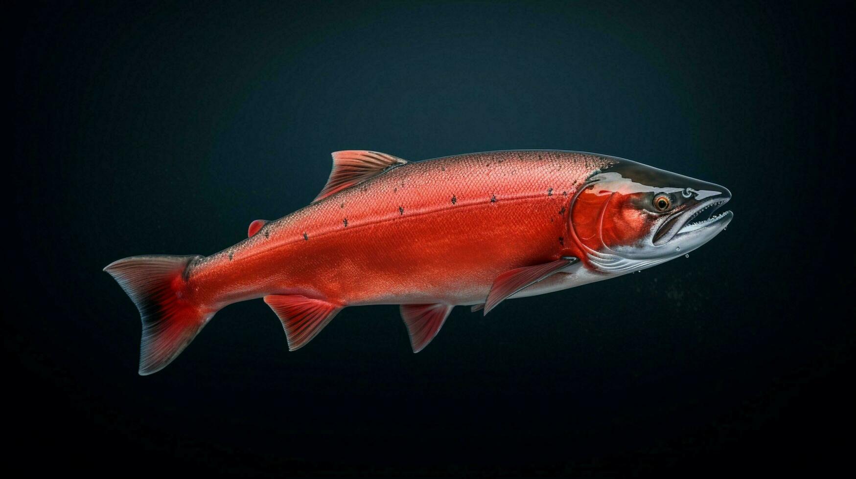 AI generated Salmon soft background photo