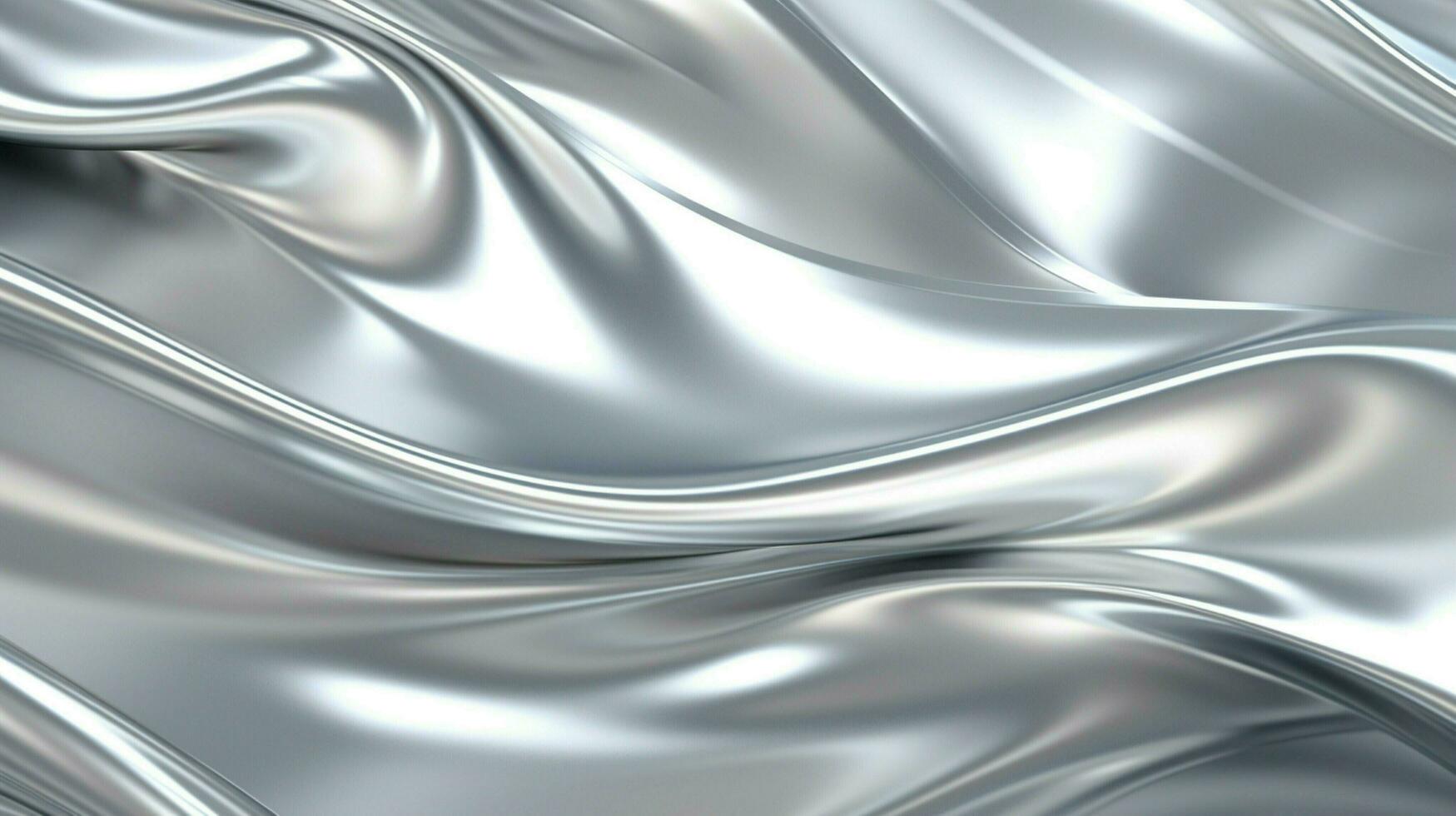 AI generated Silver background photo